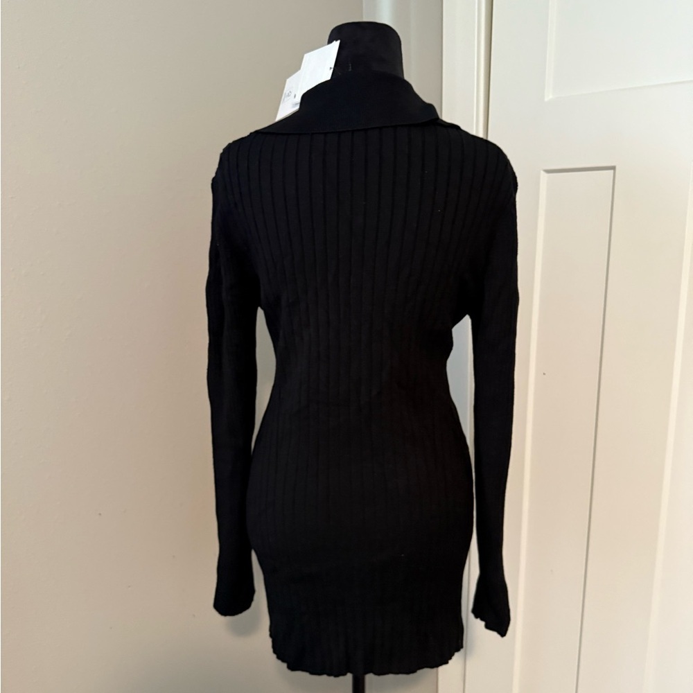 New | Moussy Vintage - Collar Cardigan Large - Picture 6 of 9